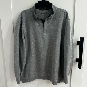 Walter Hagen Grey 1/4 Zip Pullover Sweatshirt Heather Grey XXL